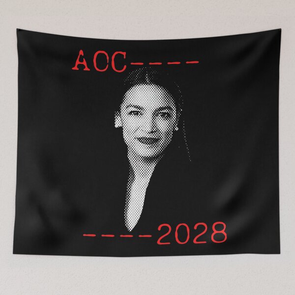 Item preview, AOC 2028 Alexandria Ocasio-Cortez for POTUS 2028 designed and sold by RKSDesigns.