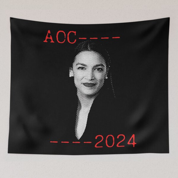 Item preview, AOC 2024 Alexandria Ocasio-Cortez for POTUS 2024 designed and sold by RKSDesigns.