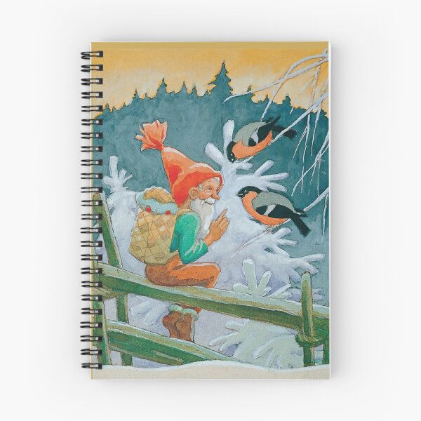 Item preview, Rudolf Koivu “Christmas Gnome and Birds” designed and sold by PatricianneK.