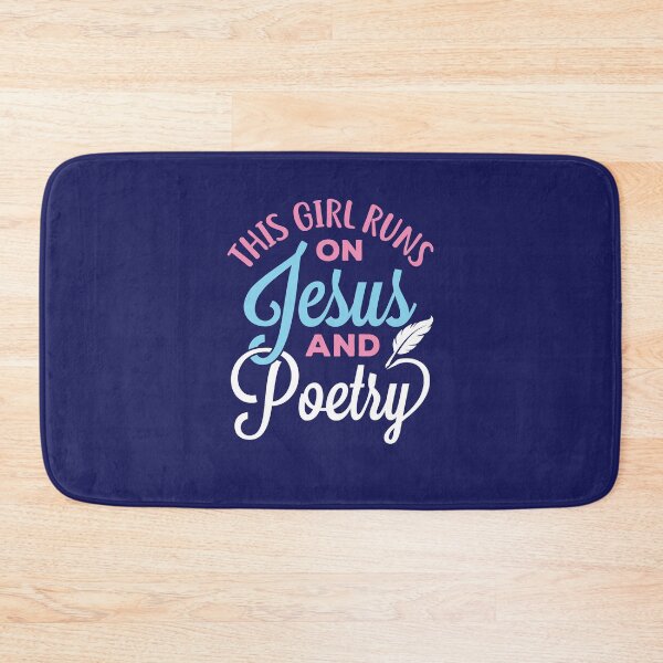 Item preview, This Girl Runs on Jesus and Poetry designed and sold by jaygo.