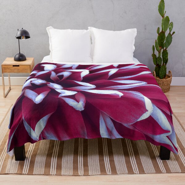 Item preview, Magenta and White Dahlia Flower designed and sold by TorieWear.