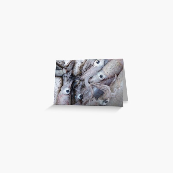 5 (S)quid (a quid a squid) Greeting Card