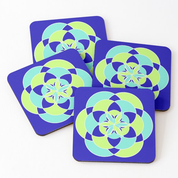 Item preview, Geometric flower designed and sold by magenta-dream.