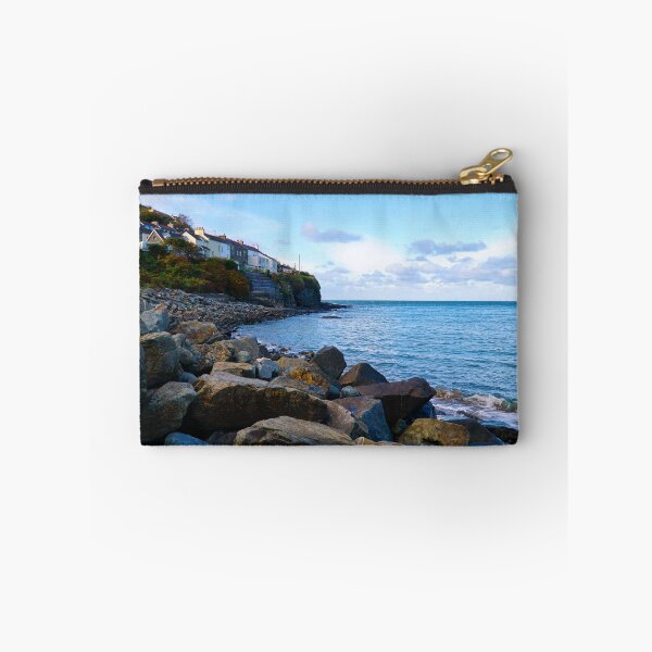 Item preview, Coastal Scenery - New Quay Coastline - Beach, Rocks & Ocean designed and sold by Harmony Of The Mind.
