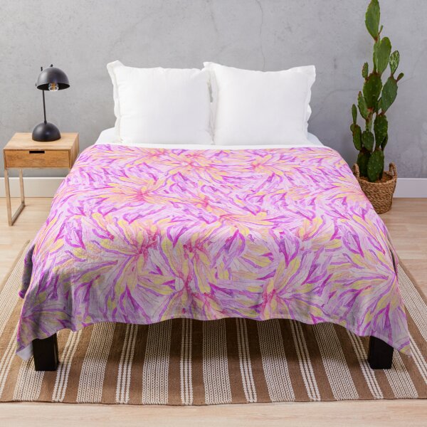 Item preview, Pink wareecolor tropic garden designed and sold by Karla Perez.