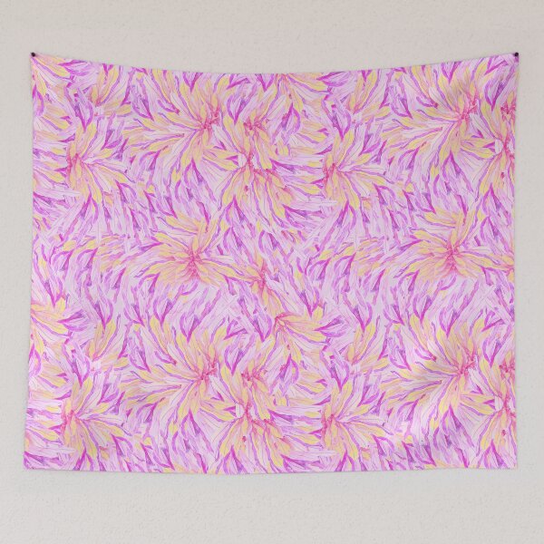 Item preview, Pink wareecolor tropic garden designed and sold by Karla Perez.