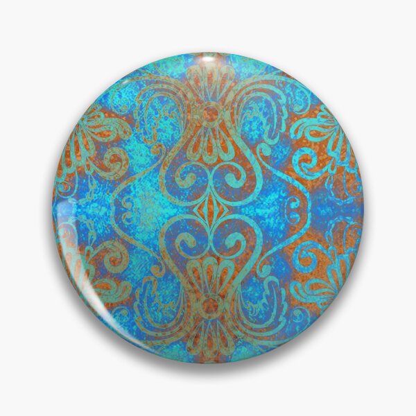 Item preview, Rustic floral pattern designed and sold by onemoremask.
