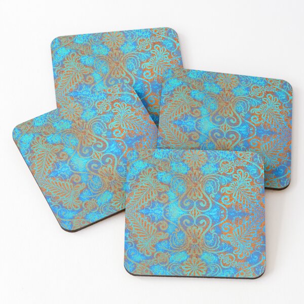 Item preview, Rustic floral pattern designed and sold by onemoremask.