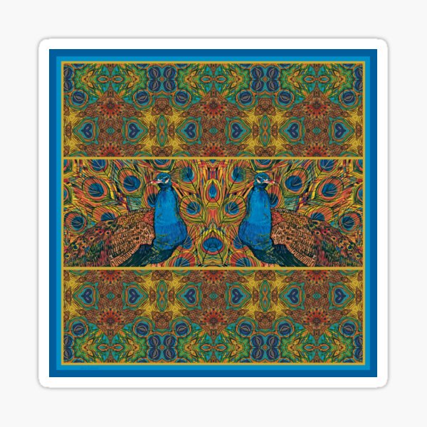 Peacocks Sticker