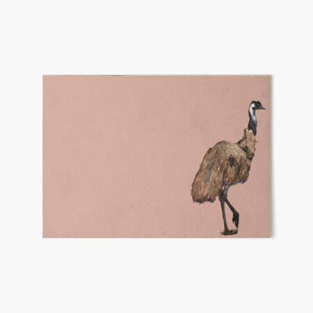 Cute animal babies turquoise Blue Emu ostrich baby bird Art Board Print  for Sale by Julieford