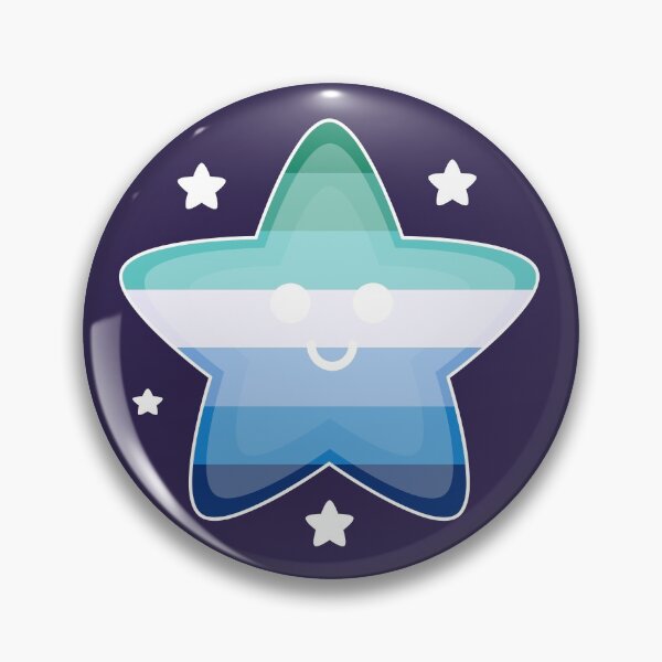Item preview, Cute Cartoon Gay Man Flag Star designed and sold by QueerShop.