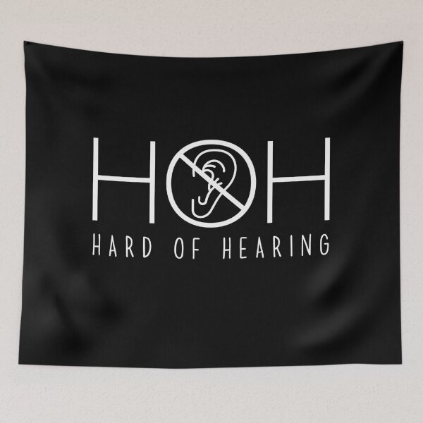 Item preview, Hearing Impaired | HOH Hard of Hearing designed and sold by acquiredstyle.