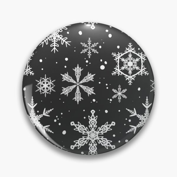 Item preview, Snowflake Pattern-Black designed and sold by PocketShadow.