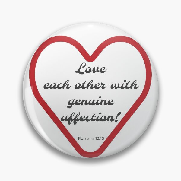 Item preview, Bible Quote Romans 12v10 Love Each Other designed and sold by Saskia Beeldman.