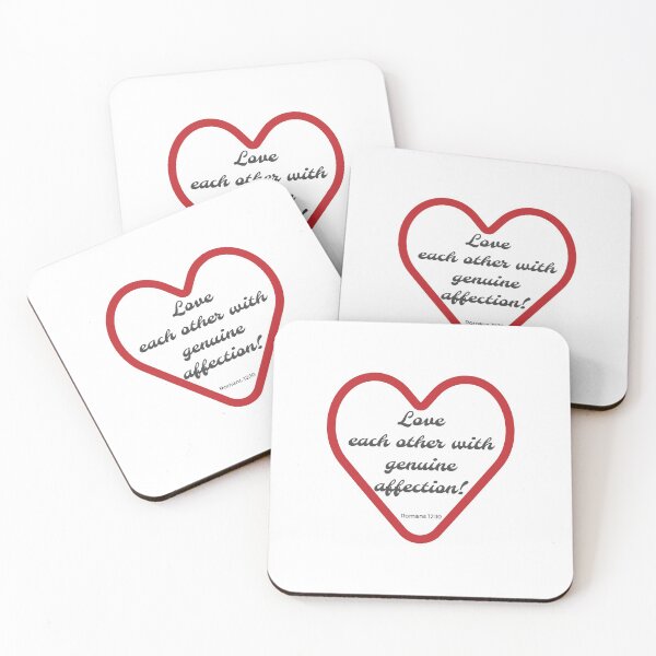 Item preview, Bible Quote Romans 12v10 Love Each Other designed and sold by Saskia Beeldman.