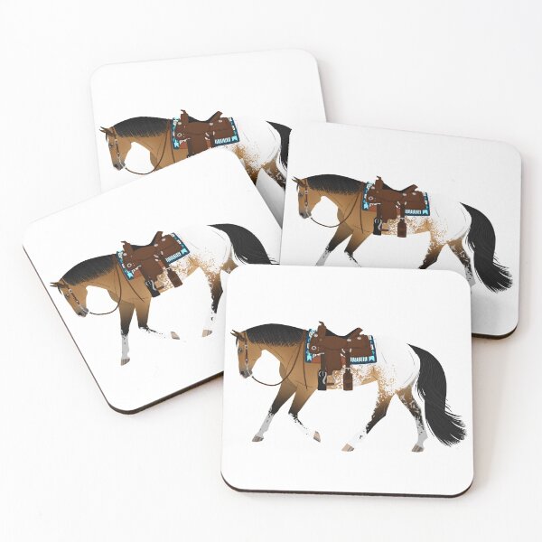 Item preview, Buckskin Appaloosa Ranch Horse - Equine Rampaige designed and sold by equinerampaige.