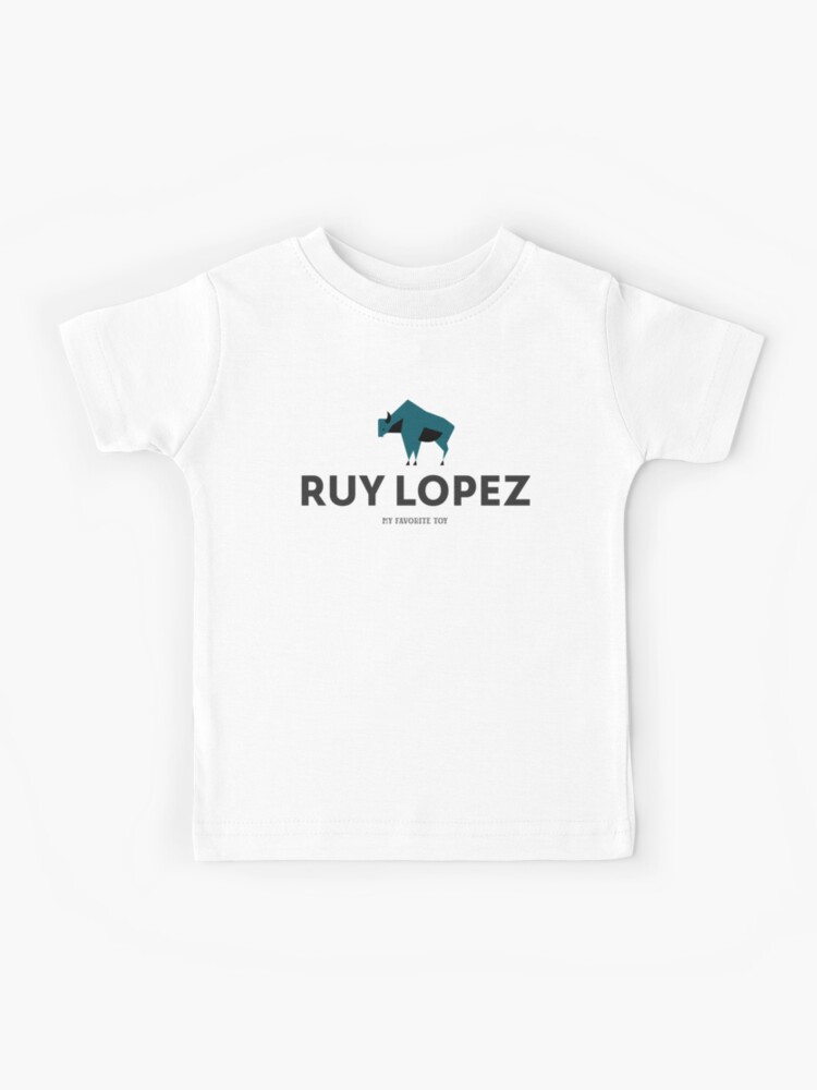 Chess - ruy lopez opening kids t-shirt