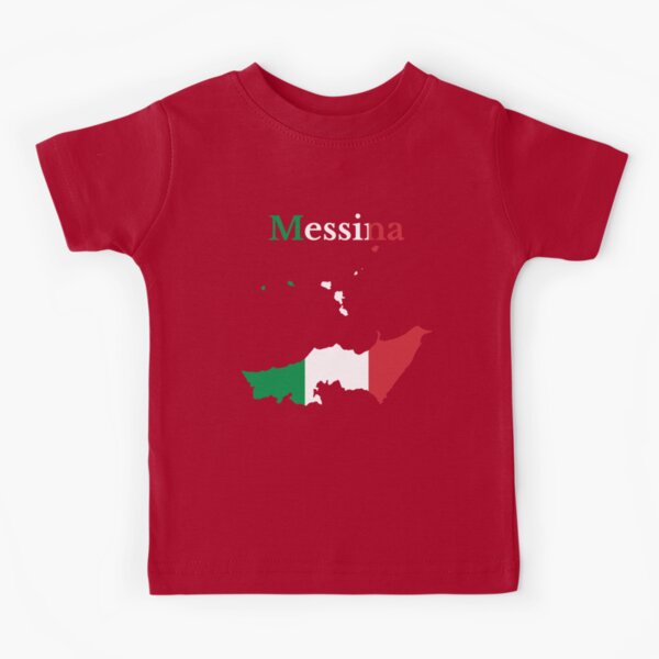Province of Messina Map, Italian Province. Kids T-Shirt for Sale by  MKCoolDesigns MK