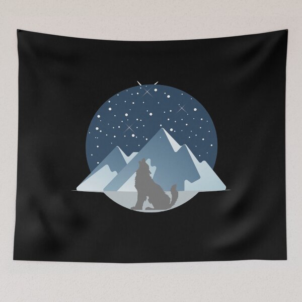 Item preview, Winter Lone Wolf designed and sold by DoggyLoveCA.