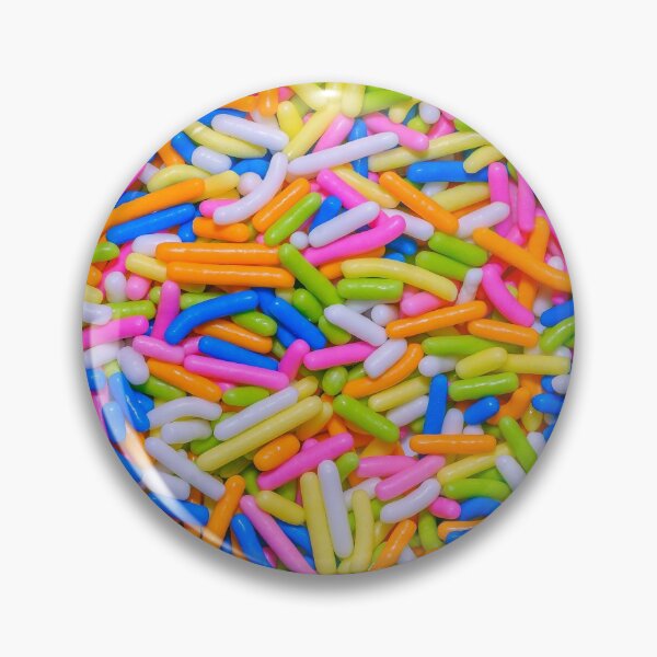 Item preview, Neon Pastel Rainbow Vermicelli Sprinkles Dessert Candy Pattern designed and sold by patternsoup.