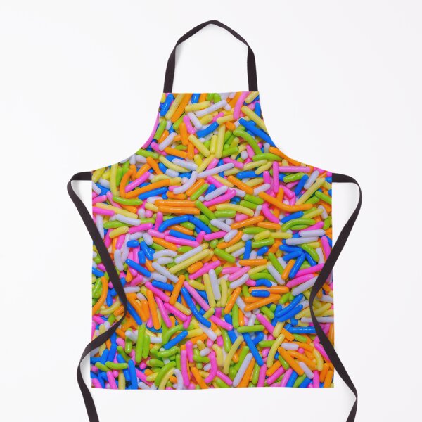 Item preview, Neon Pastel Rainbow Vermicelli Sprinkles Dessert Candy Pattern designed and sold by patternsoup.