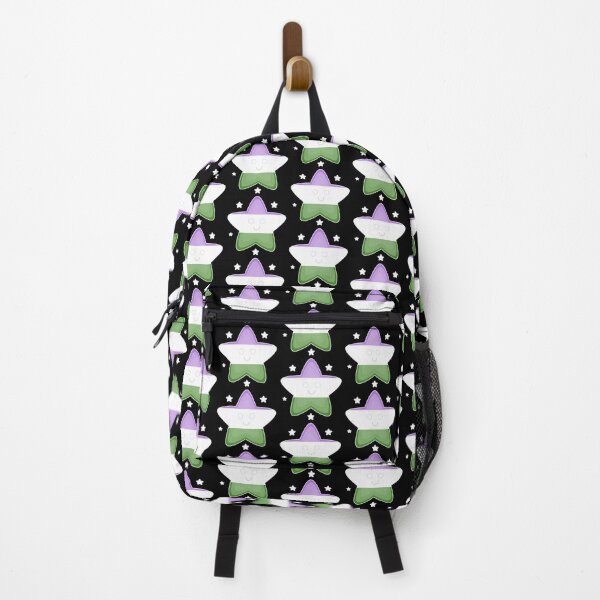 Item preview, Cute Cartoon Genderqueer Flag Star designed and sold by QueerShop.