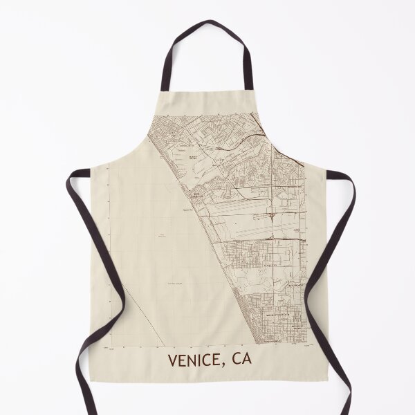 Item preview, Venice, CA Topographical Map Vintage designed and sold by PGHPhotoCo.