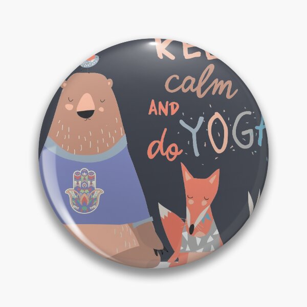 Item preview, Yoga posing cartoon animals designed and sold by urban-color.