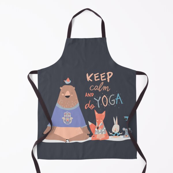 Item preview, Yoga posing cartoon animals designed and sold by urban-color.