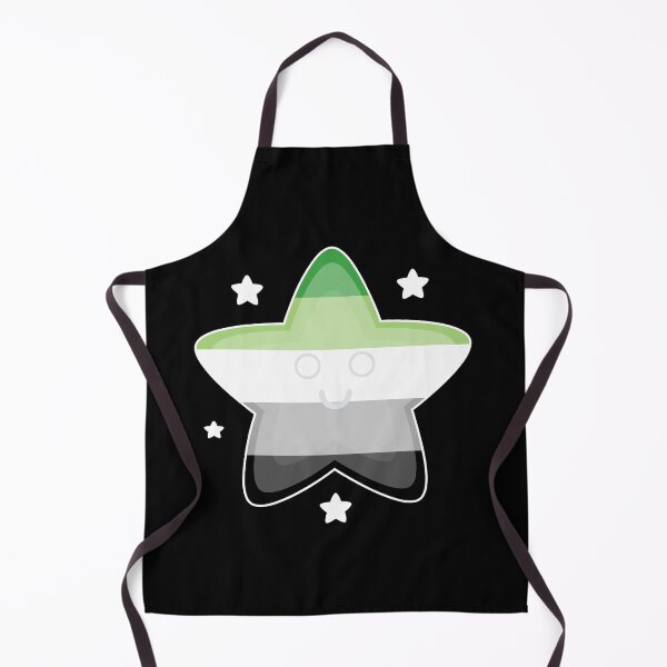 Item preview, Cute Cartoon Aromantic Flag Star designed and sold by QueerShop.