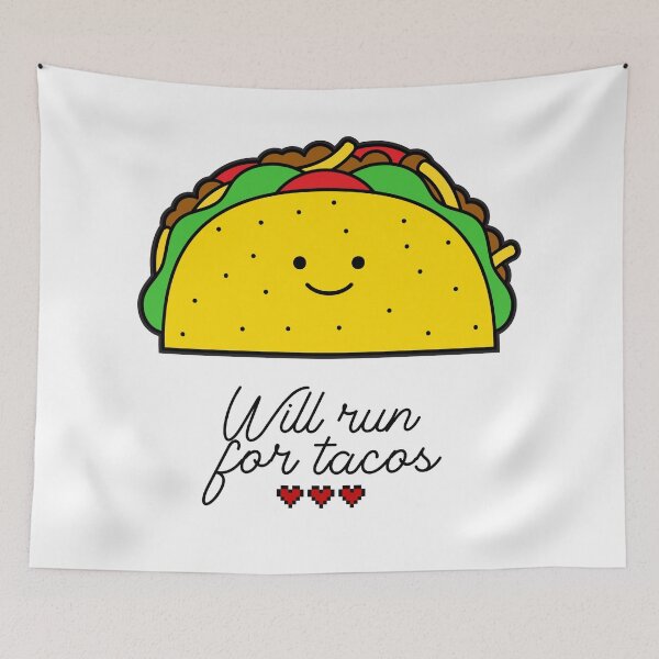 Item preview, Will run for tacos designed and sold by sociedadsecreta.