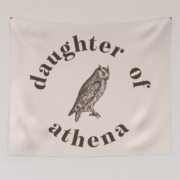 Item preview, daughter of Athena badge greek goddess dark academia designed and sold by neopop.
