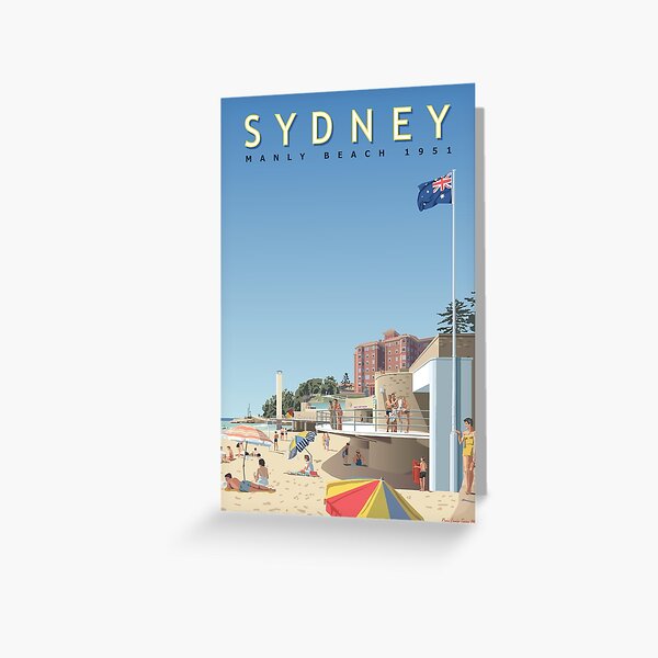Item preview, Sydney Manly Beach designed and sold by contourcreative.