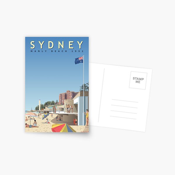 Item preview, Sydney Manly Beach designed and sold by contourcreative.