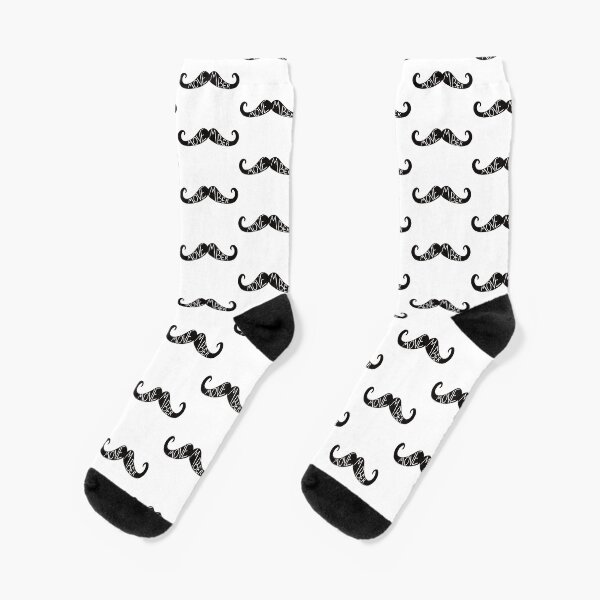Lustiger Movember Schnurrbart Socken