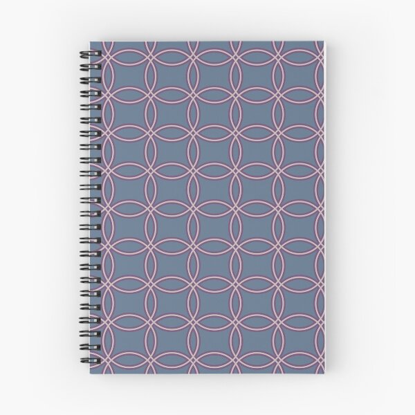 Item preview, Circle Pattern Medium Blue Mauve Gray designed and sold by DistantOverture.