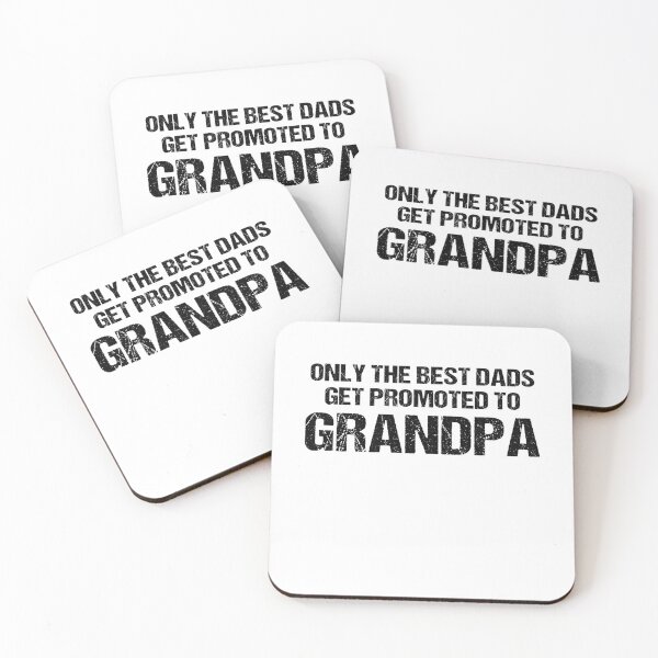 Item preview, New Grandpa T Shirt - Only The Best Dads Get Promoted To Grandpa designed and sold by Andrea Lina.