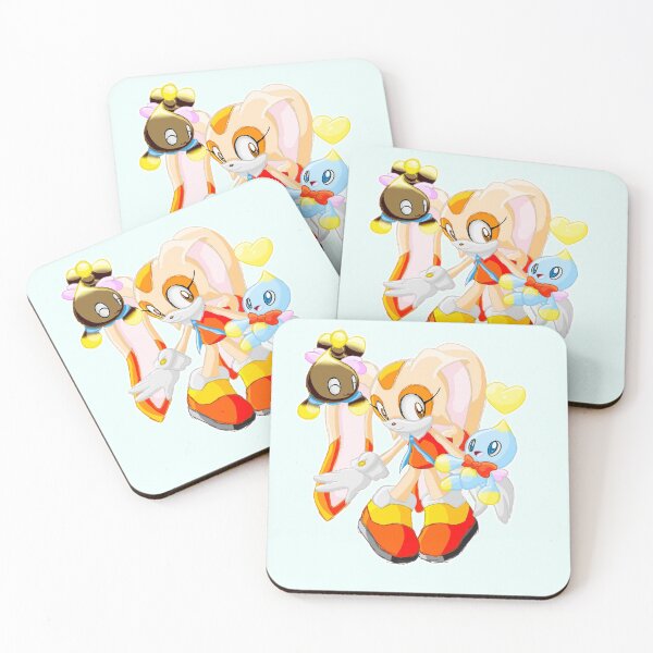 Item preview, Cream The Rabbit with Cheese and Chocola Chao designed and sold by yukikosnowflake.