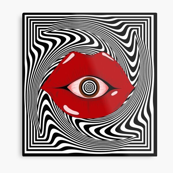 Art Mural Sur Le Theme Hypnotisante Redbubble