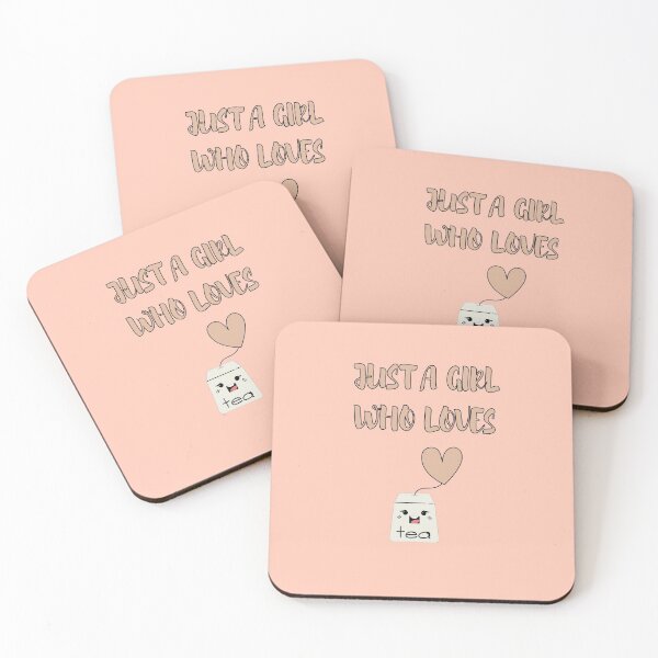 Item preview, JUST A GIRL IN LOVE WITH TEA designed and sold by PRINTED ..