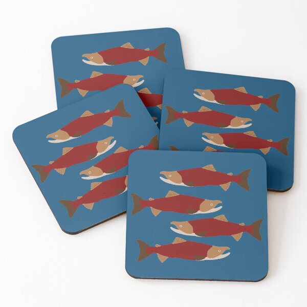 Item preview, Group of Sockeye Salmon designed and sold by Squiddllr.