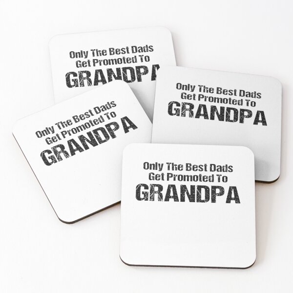 Item preview, New Grandpa T Shirt - Only The Best Dads Get Promoted To Grandpa designed and sold by Andrea Lina.