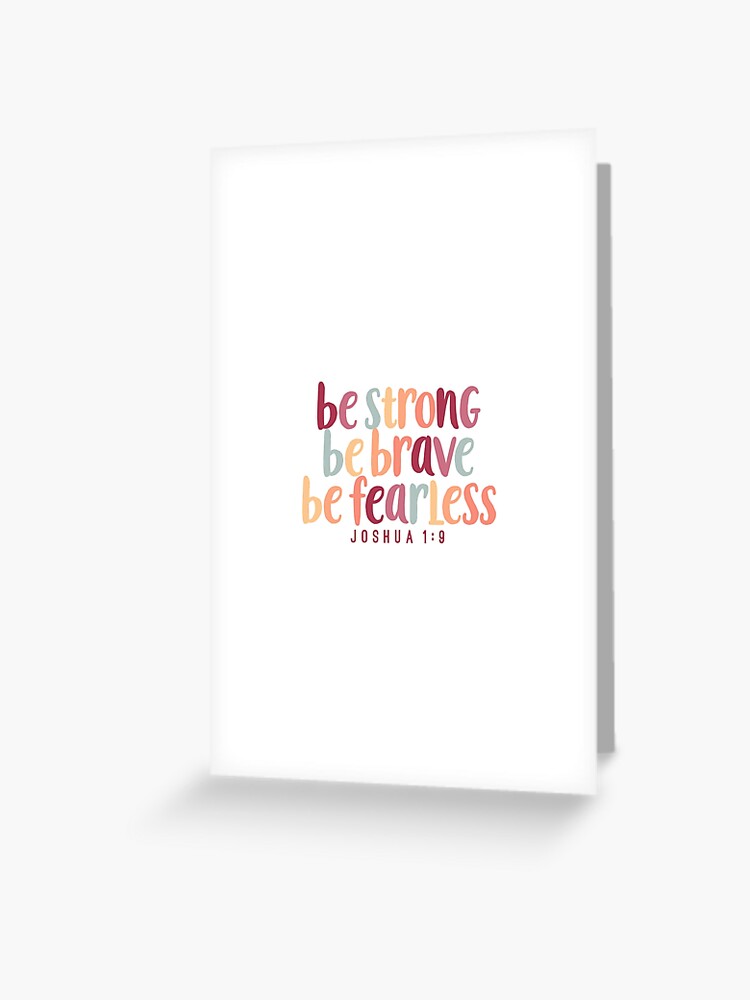 Strong, Brave, Fearless {Card} Strong, Brave, Fearless {Card}