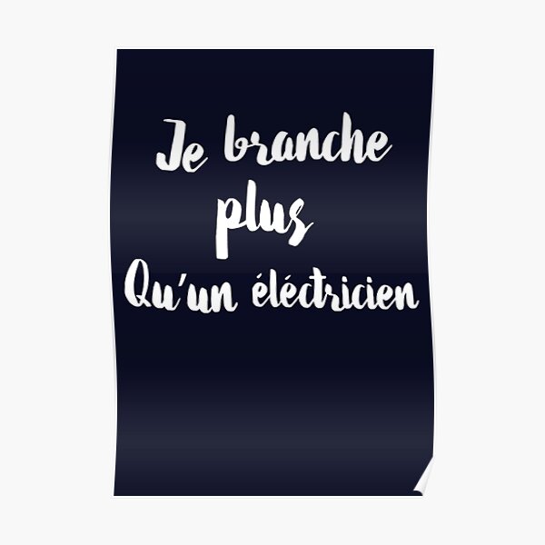 I plug in more than an electrician Poster