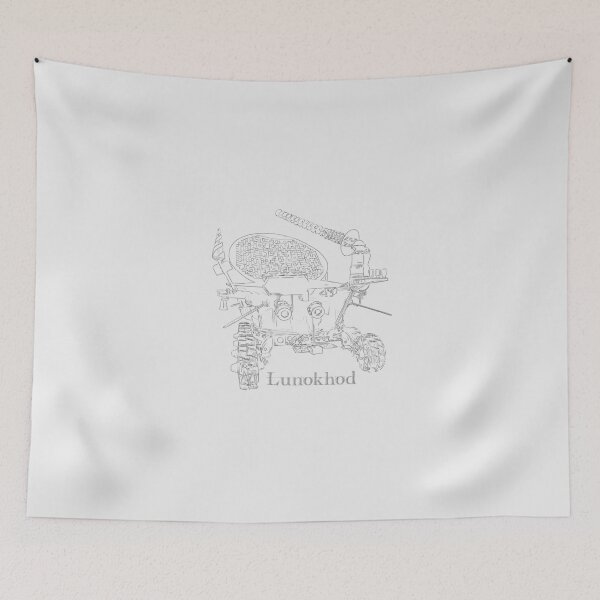Item preview, Lunokhod (Луноход) Moon Rover Drawing designed and sold by Spaceflight Designs.
