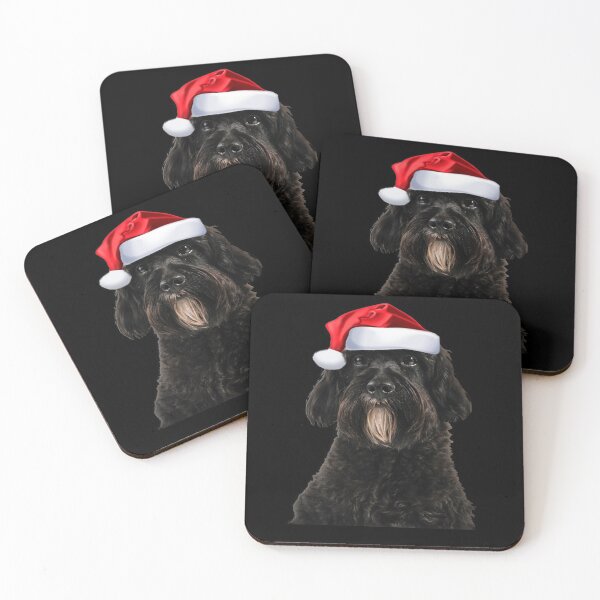 Item preview, Schnoodle Dog Shirt Fun Santa Hat Image Funny Christmas Gift designed and sold by DamnCoolStuff.