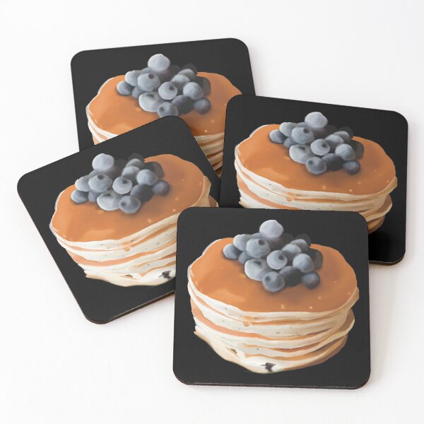 Item preview, Pancakes Stack with Blueberries illustration designed and sold by ToriaScarlett.