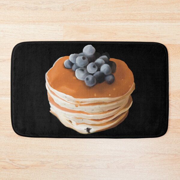 Item preview, Pancakes Stack with Blueberries illustration designed and sold by ToriaScarlett.