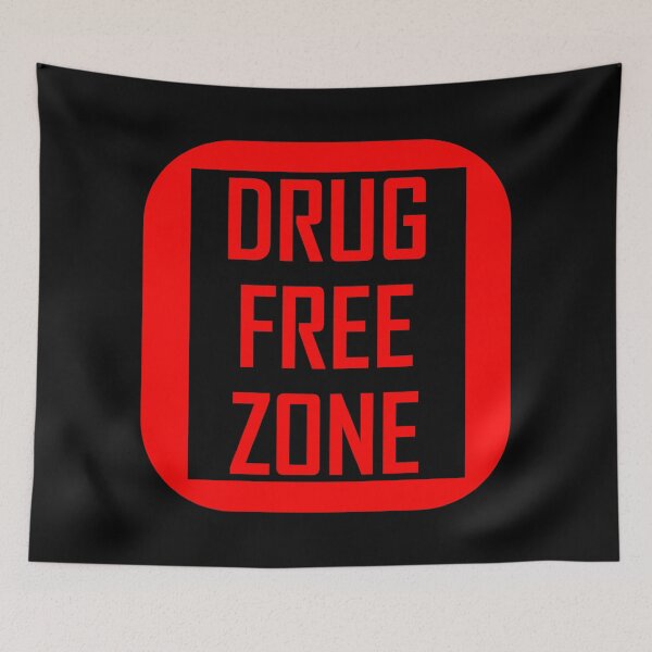 Item preview, cool helmet - "drug  free  zone" designed and sold by ZenCloak.
