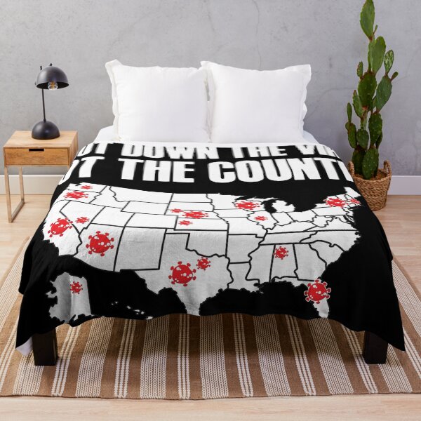 Item preview, Shut Down The Virus Not The Country designed and sold by RobomShop.